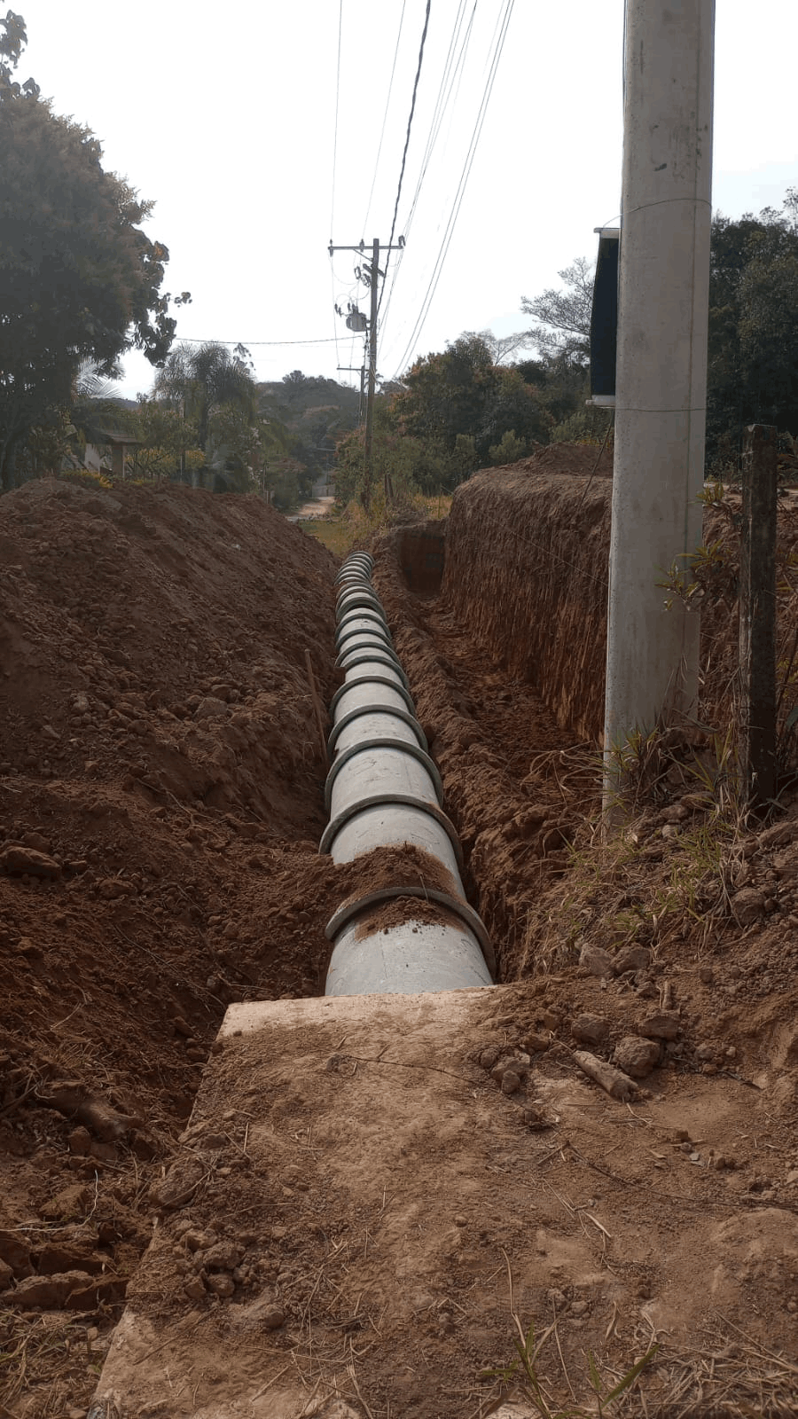 amostra de serviços da empresa de terraplenagem e depósito Mariano em Jarinu